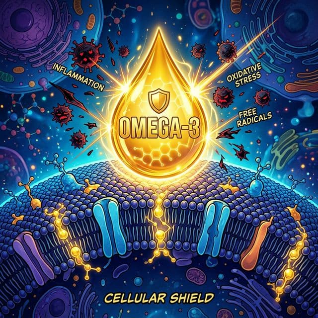 Omega-3: The Cellular Shield Against Modern Stress