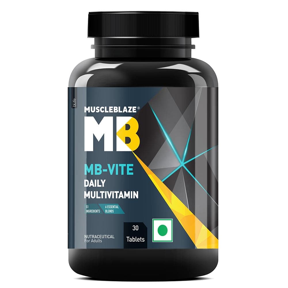 MuscleBlaze MB-VITE Daily Multivitamin, for Enhanced Energy, Stamina & Gut Health — photo 1