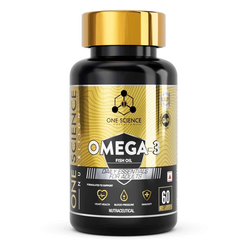 One Science Omega-3 Fish Oil, 60 softgels — photo 1